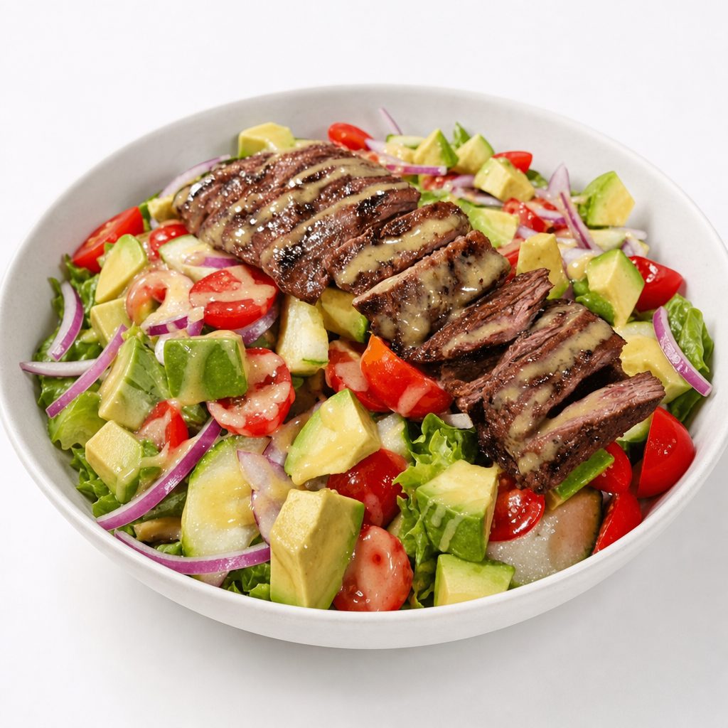 Steak & Avocado Salad.