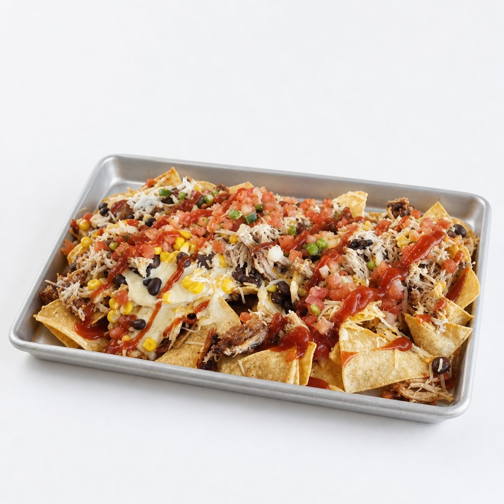 Red Barn BBQ Nachos.
